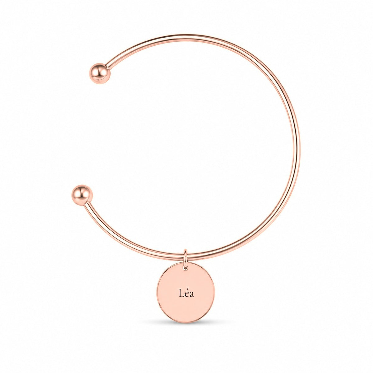 Orbis – jonc gravé, plaqué or rose